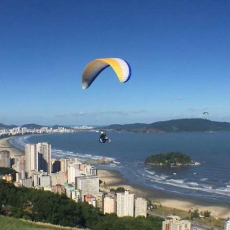 Kitinete 216 Frente Ao Mar Lägenhet São Vicente Exteriör bild